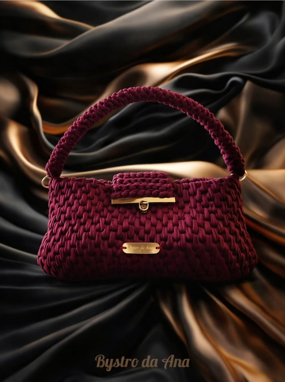 Mala Satchel em Croché
