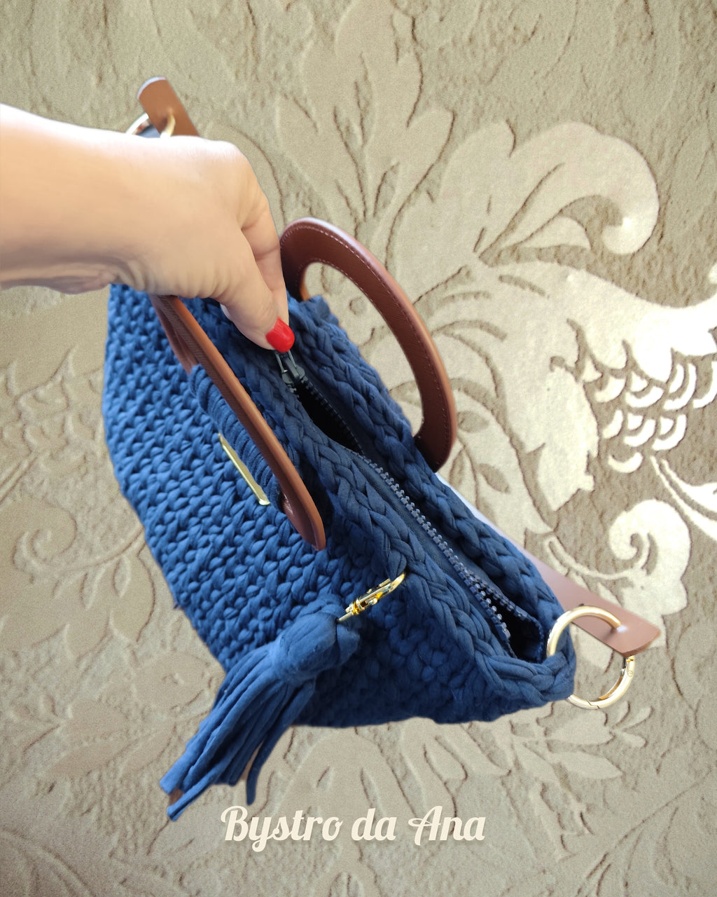 Mala Top Handle Azul
