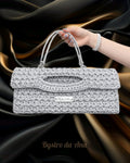 Pochette Prateada em Croché
