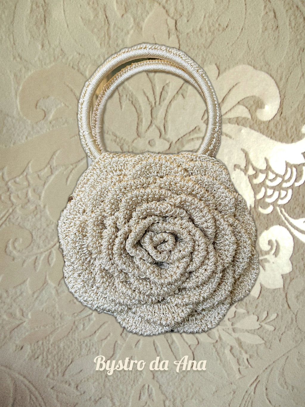 Bolsa Flor em Croché