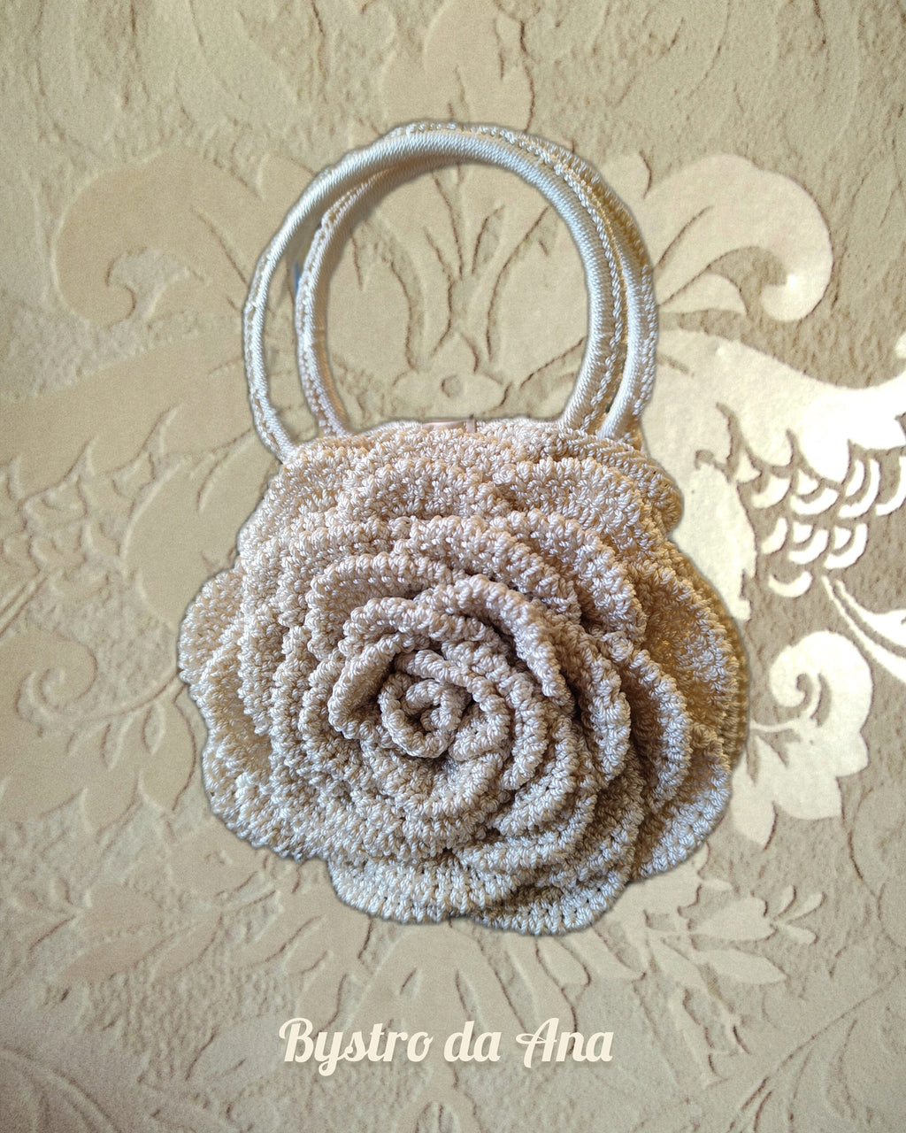 Bolsa Flor em Croché