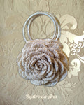 Bolsa Flor em Croché