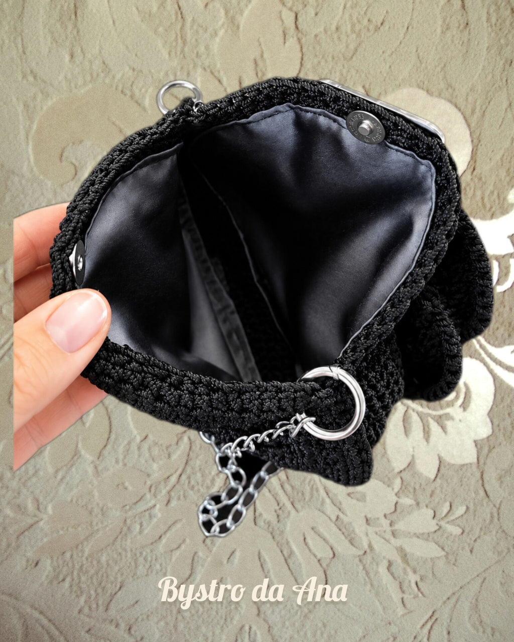 Clutch Redonda em Croché