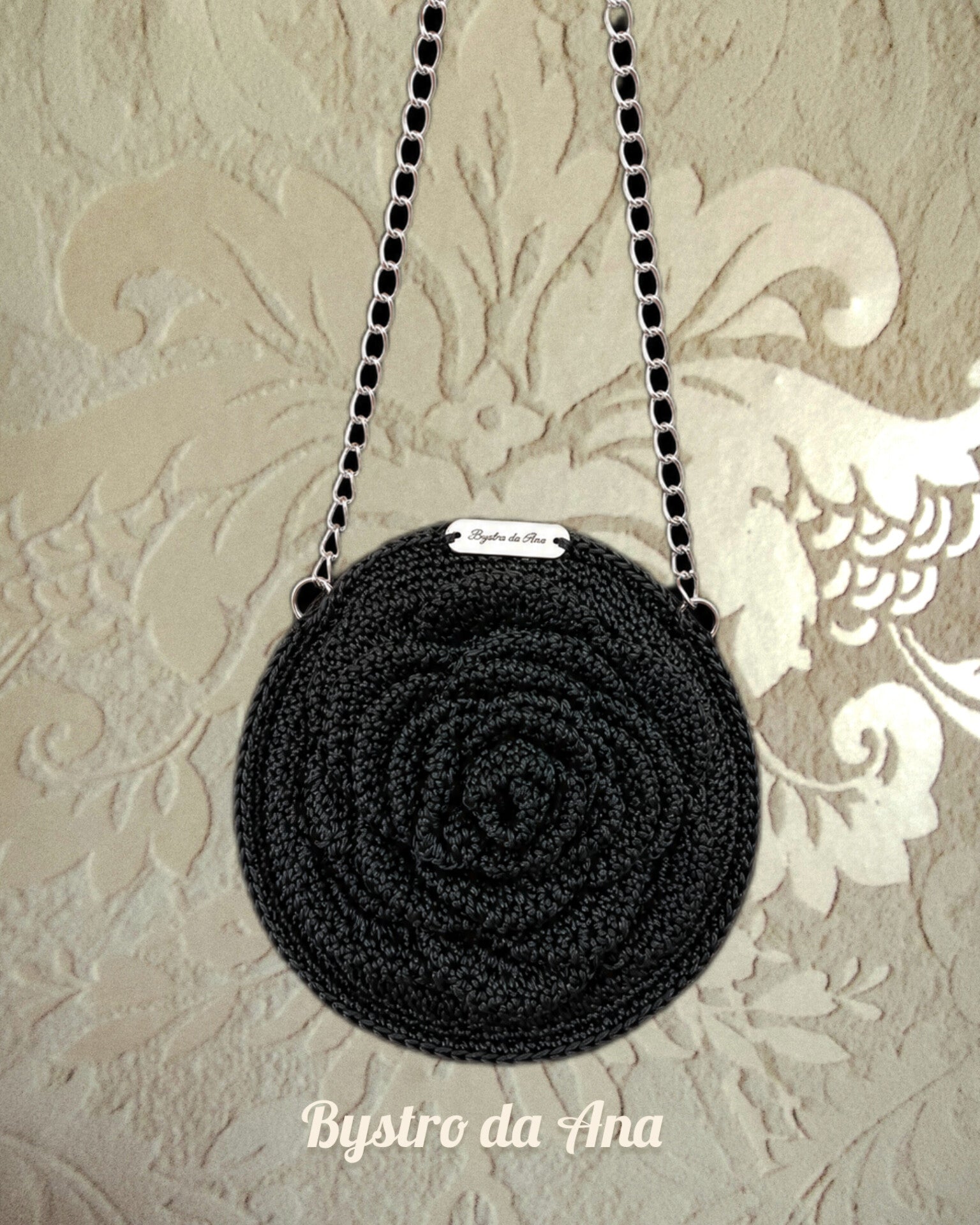 Clutch Redonda em Croché