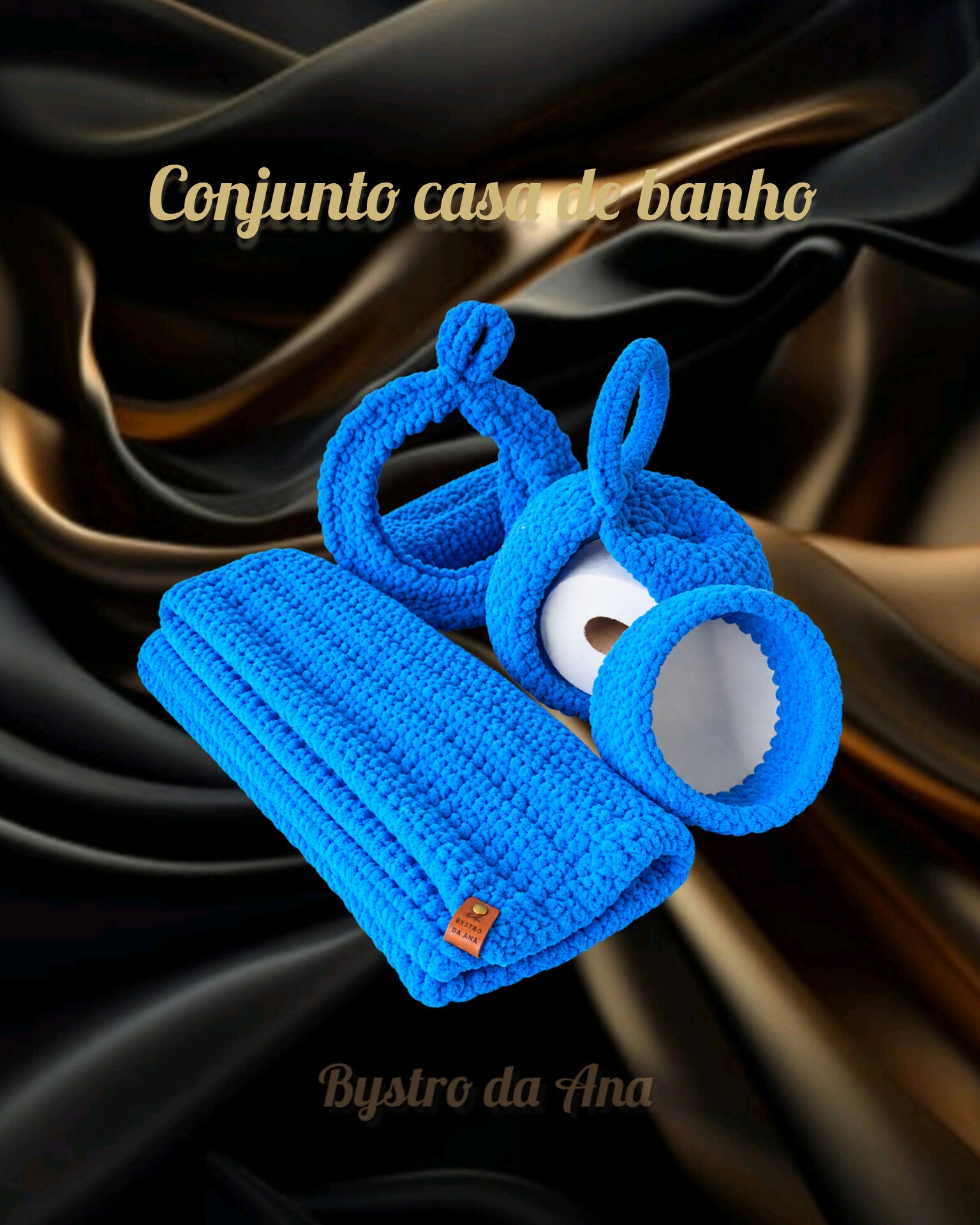 Conjunto de Casa de Banho em Croché