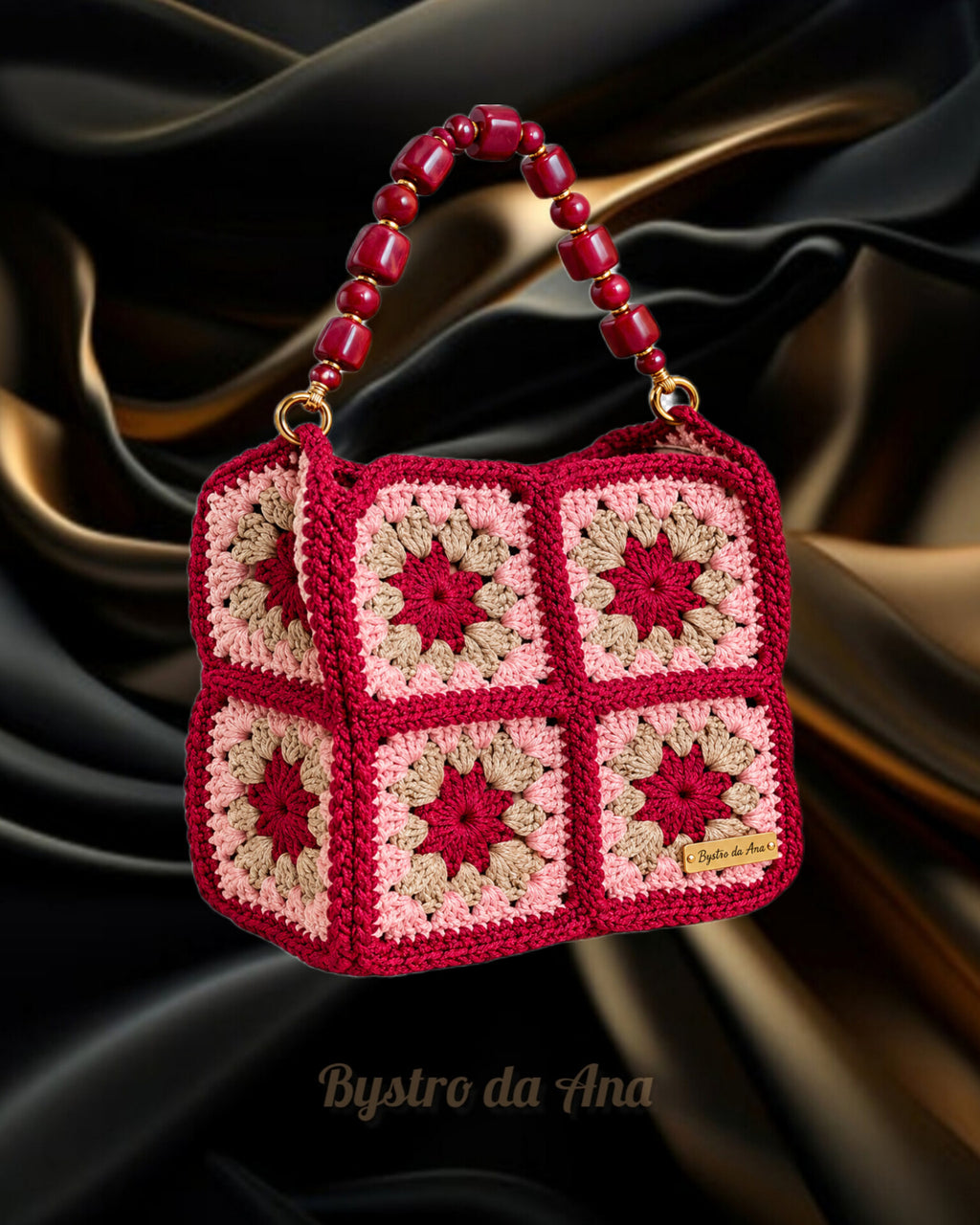 Mala Bordeaux Granny Squares