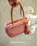 Mala Top Handle em Croché