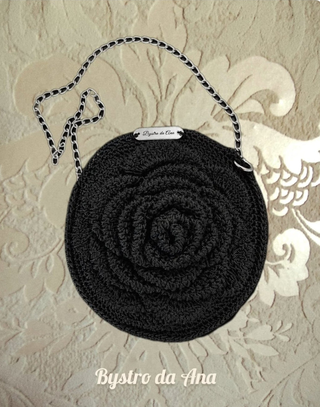 Clutch Redonda em Croché