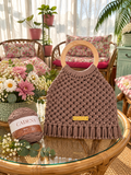Mala Taupe | Coleção Macramé