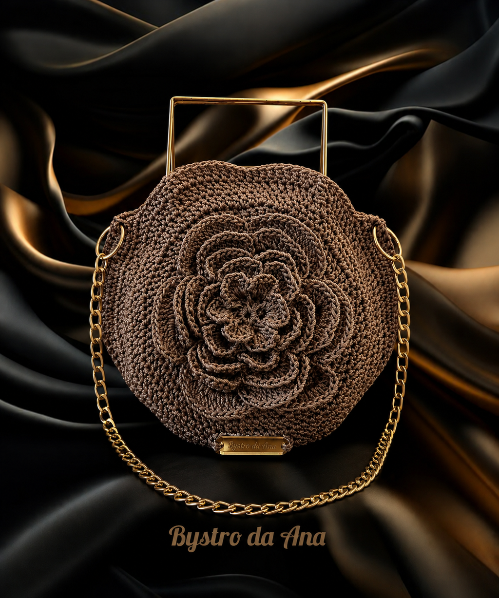 Mala Flor em Croché